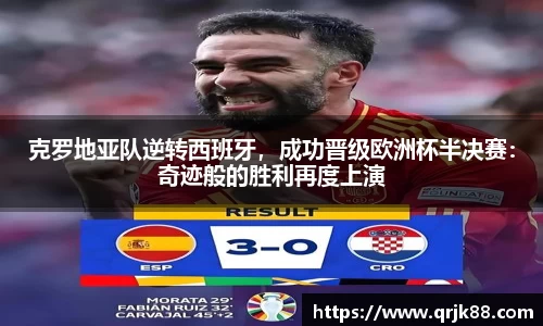 克罗地亚队逆转西班牙，成功晋级欧洲杯半决赛：奇迹般的胜利再度上演